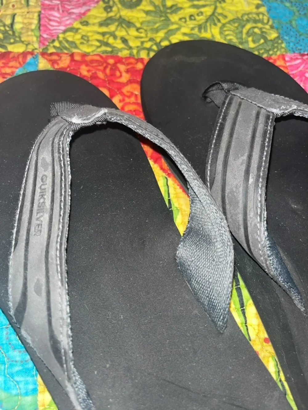 Quiksilver Black Men's Thong Sandals